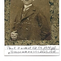 oben Paul Dunkel, gefallen am 2.9.1918 unten die Todesnachricht